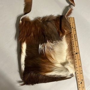 Cowhide purse/shoulder bag
